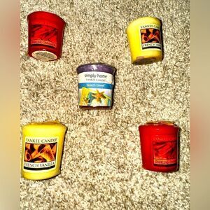 YANKEE CANDLES SET OF 5 WAX BARS